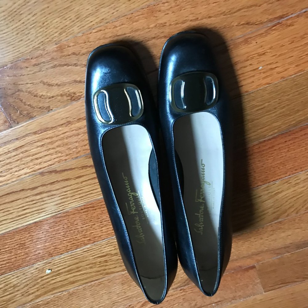 ferragamo block heels